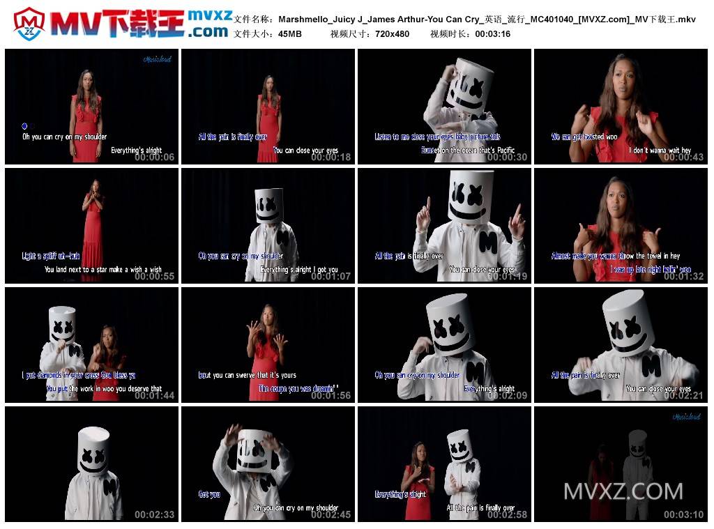 Marshmello_Juicy J_James Arthur-You Can Cry_英语_流行_MC401040